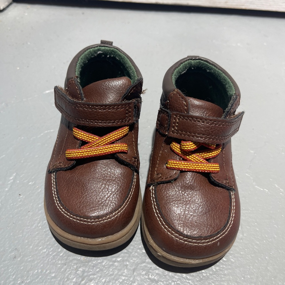 Carter's Brown Moccasin baby walker shoe